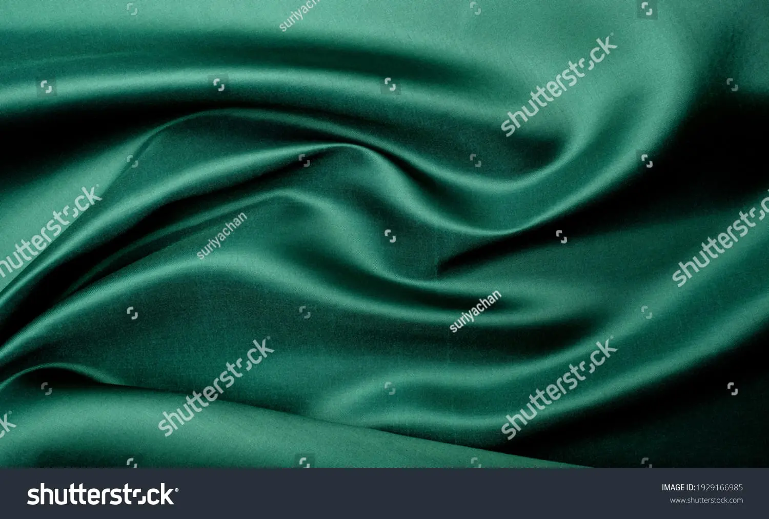 Green fabric texture